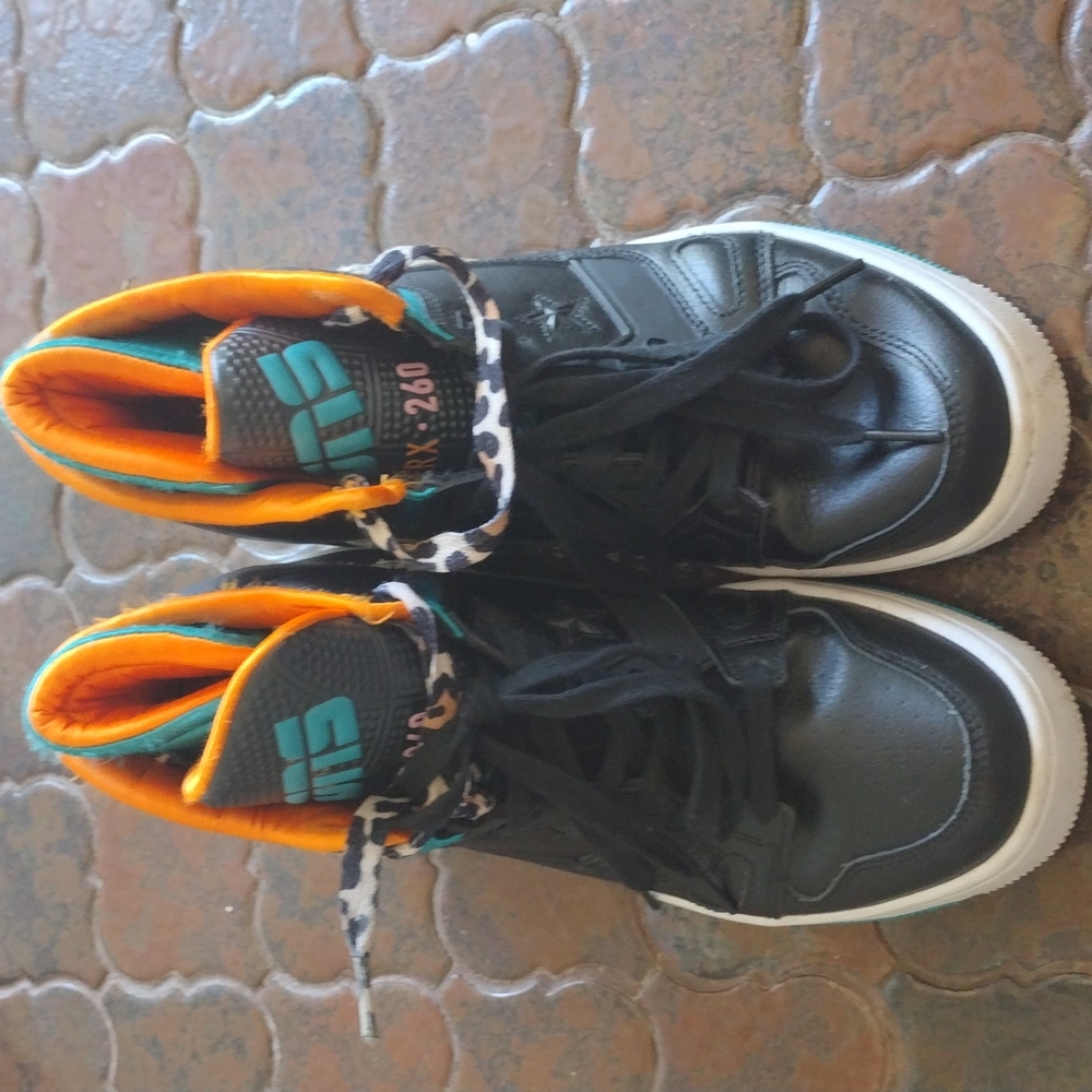 Size 6.5 - Converse Erx-260 Mid x Just Don Animal - Black Teal 2019